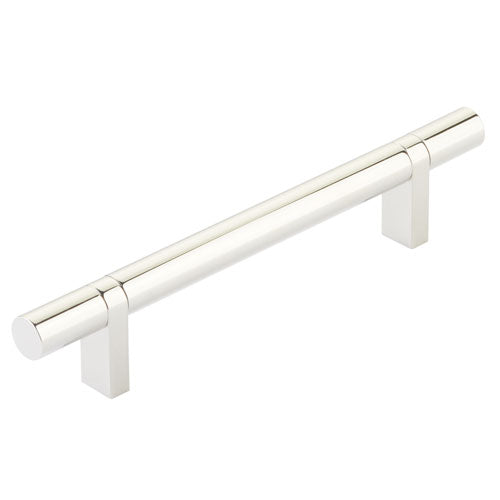 Smooth T-Bar Polished Nickel Cabinet Knobs and Drawer Pulls - Forge Hardware Studio