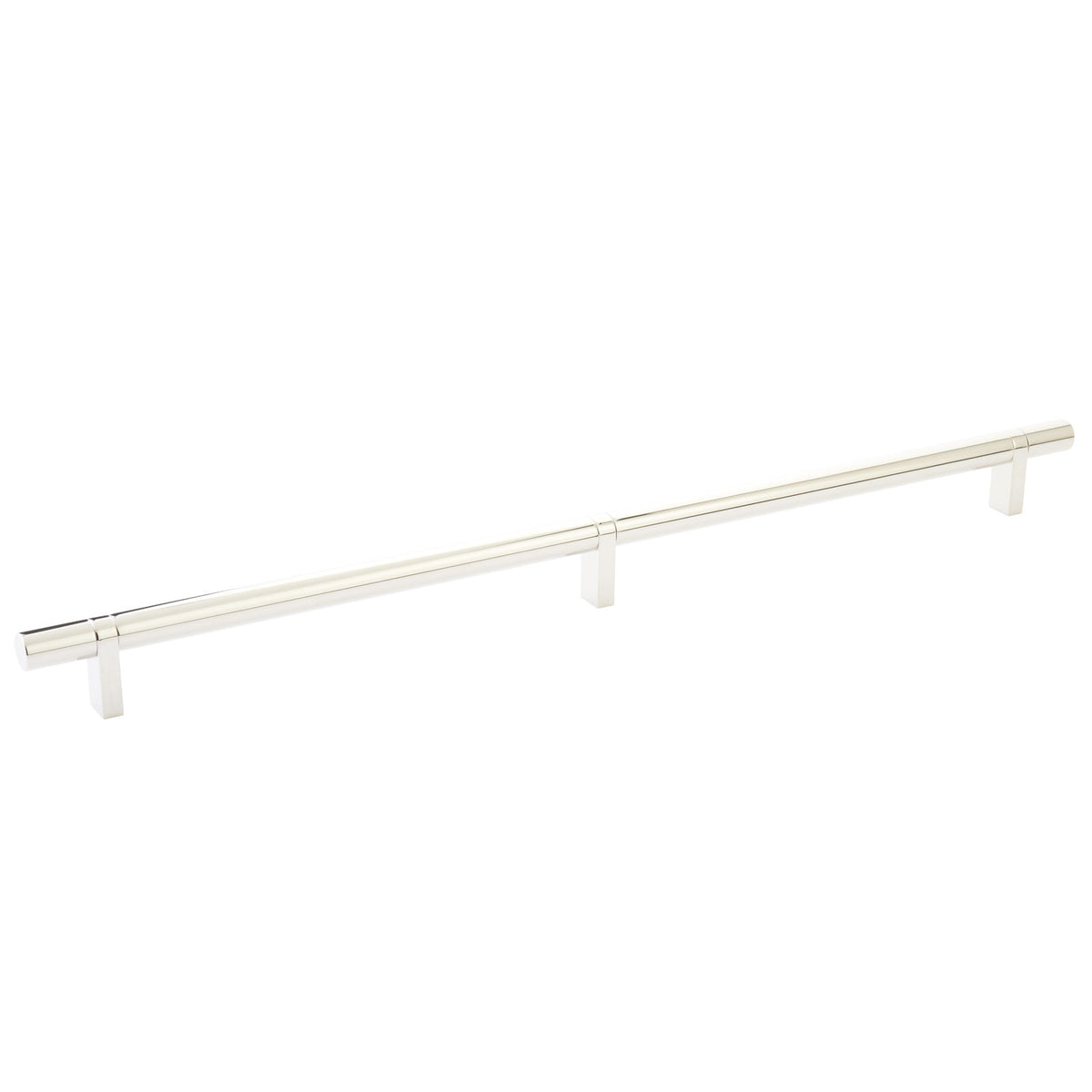 Smooth T-Bar Polished Nickel Cabinet Knobs and Drawer Pulls - Forge Hardware Studio