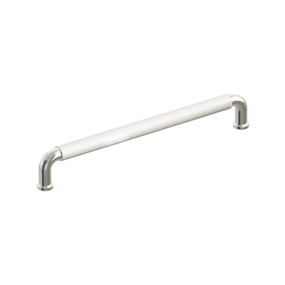 Polished Nickel "ES Fluted" Round Knobs and Drawer Pulls - Forge Hardware Studio
