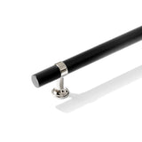 Knurled T-Bar "Contemporary" Polished Nickel and Matte Black Knobs and Pulls - Forge Hardware Studio