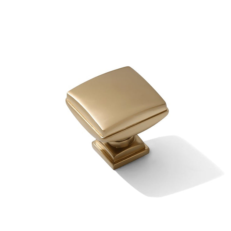 Kelly No.2 Cabinet Knob and Drawer Pulls in Champagne Bronze - Forge Hardware Studio