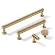 Smooth Champagne Bronze "Transitional" Cabinet Knobs and Drawer Pulls - Forge Hardware Studio