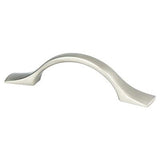 Brushed Nickel "Tina" Cabinet Knob and Drawer Pulls - Forge Hardware Studio