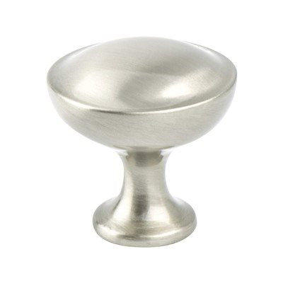 Brushed Nickel "Tina" Cabinet Knob and Drawer Pulls - Forge Hardware Studio