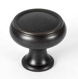 Transitional Rustic Bronze "Perry" Cabinet Knobs and Drawer Pulls