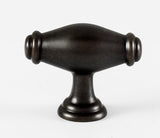 Transitional Rustic Bronze "Perry" Cabinet Knobs and Drawer Pulls