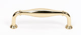 Transitional Polished Brass "Perry" Cabinet Knobs and Drawer Pulls