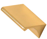Polished Brass "Graham" Tab Drawer Pull - Forge Hardware Studio