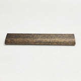 Antique Brass "Edge" Tab Finger Drawer Pulls - Forge Hardware Studio