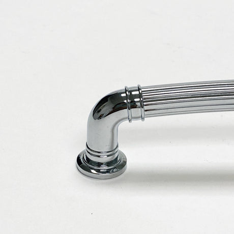 Brushed Nickel "Ridge" Round Cabinet Knob and Drawer Pulls - Forge Hardware Studio