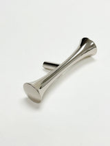 Hourglass "MCM 01" Polished Nickel Mid-Century Cabinet Pull - Forge Hardware Studio