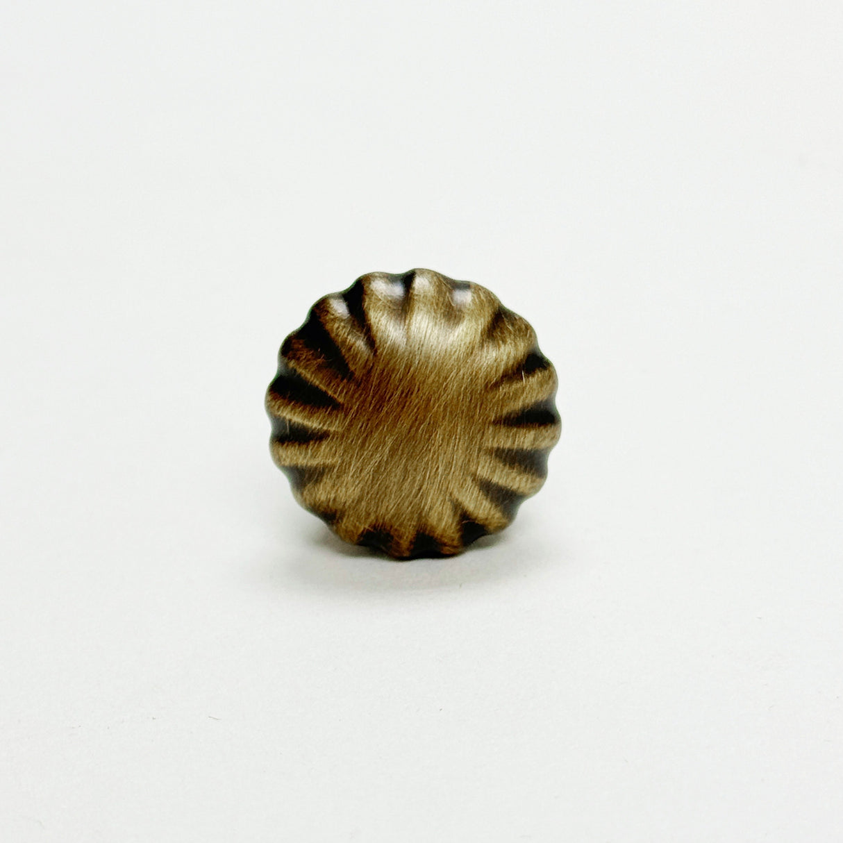Fluted Antique Brass "Jewel" Ridge Cabinet Knobs and Pulls - Forge Hardware Studio