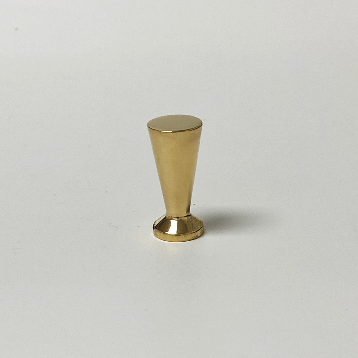 McCobb Style Polished Brass Mid-Century Modern Cabinet Knob - Forge Hardware Studio