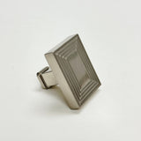 U-Shaped Brushed Nickel "Rail" Knob and Drawer Pulls - Forge Hardware Studio