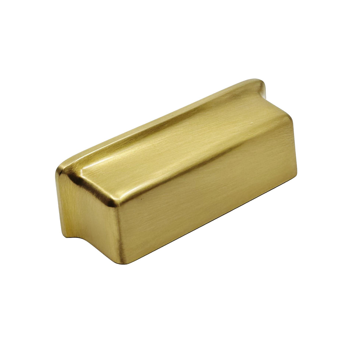 Satin Brass "Kensington" Mission Style Cabinet Hardware - Forge Hardware Studio