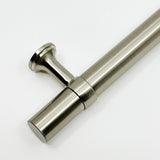 Smooth T-Bar "Contemporary" Satin Nickel Knobs and Pulls - Forge Hardware Studio