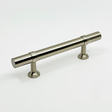 Smooth T-Bar "Contemporary" Satin Nickel Knobs and Pulls - Forge Hardware Studio