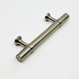 Smooth T-Bar "Contemporary" Satin Nickel Knobs and Pulls - Forge Hardware Studio