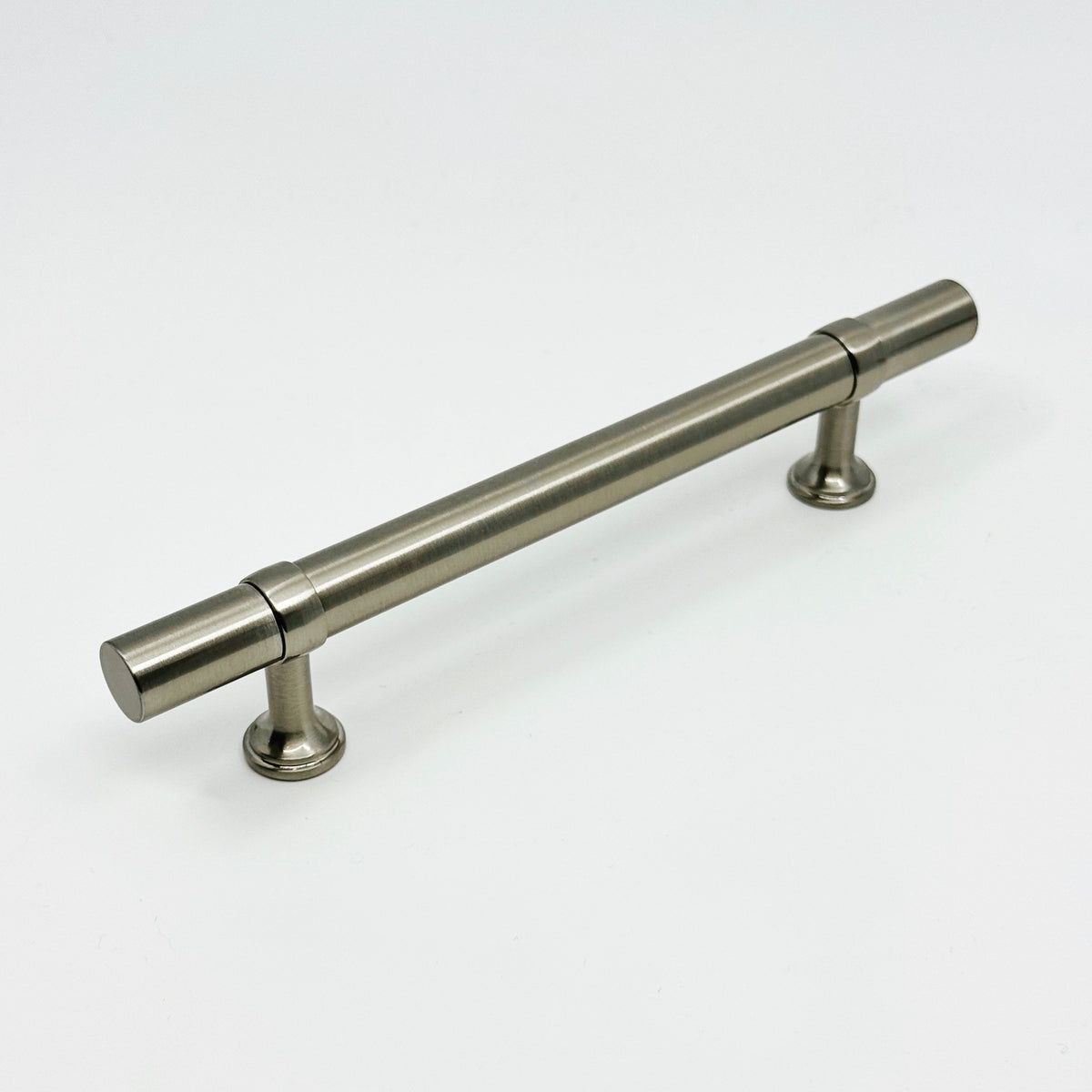 Smooth T-Bar "Contemporary" Satin Nickel Knobs and Pulls - Forge Hardware Studio