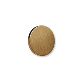 Brushed Bronze "Plato" Round Flat Cabinet Knob - Forge Hardware Studio