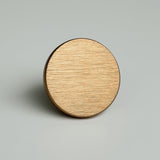Brushed Bronze "Plato" Round Flat Cabinet Knob - Forge Hardware Studio