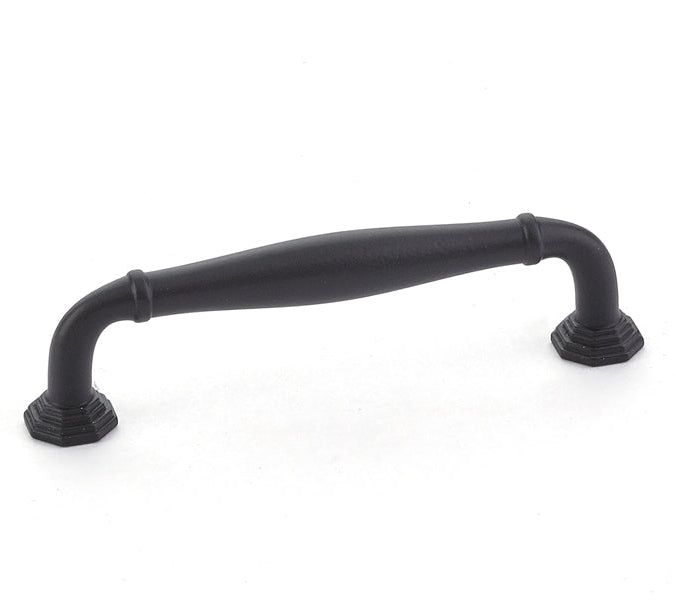 Matte Black "Elite Geometric" Cabinet Knobs and Drawer Pulls - Forge Hardware Studio