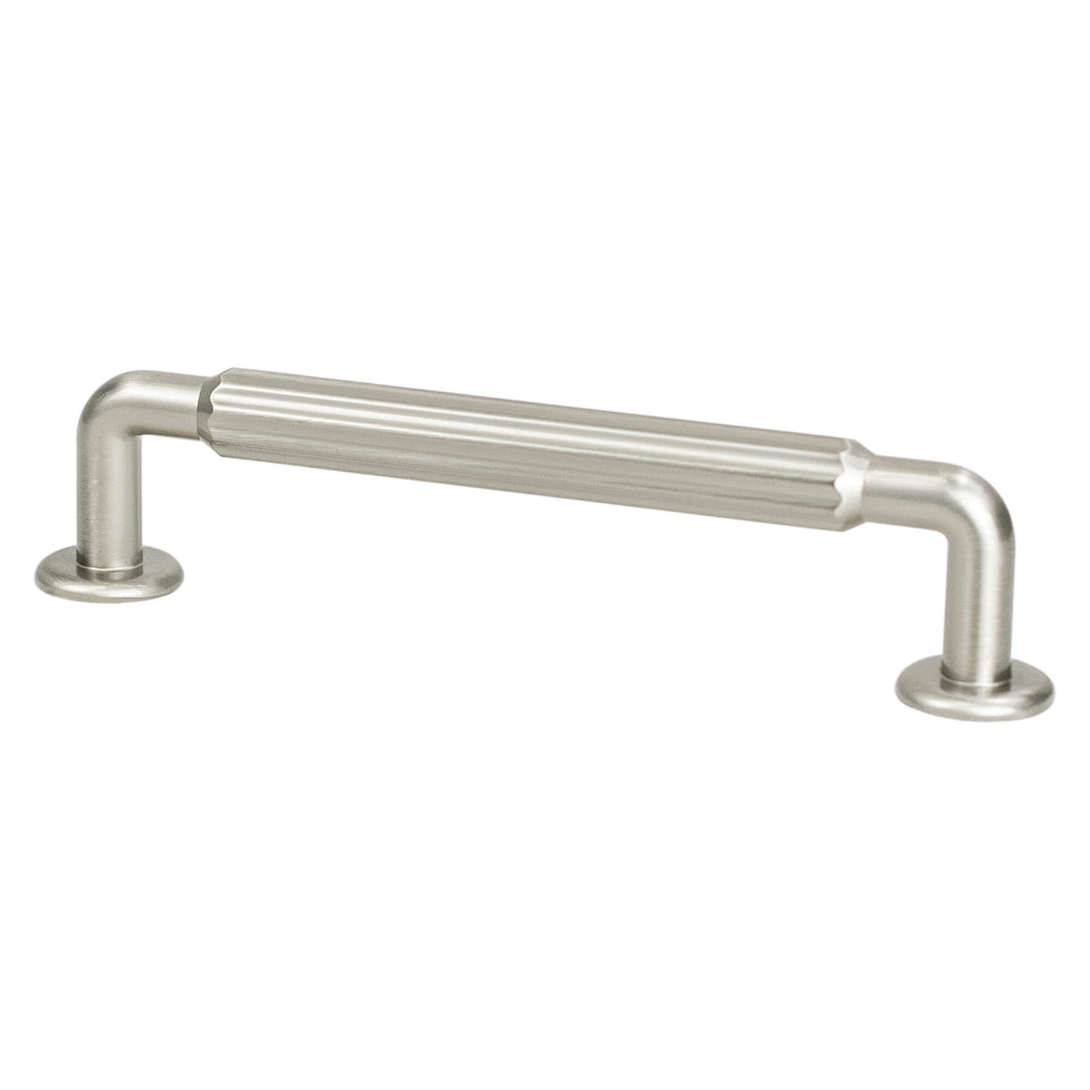 Brushed Nickel "Canopy" Cabinet Knob and Drawer Pulls - Forge Hardware Studio