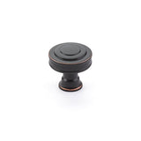 Oil Rubbed Bronze "Elite Geometric" Cabinet Knobs and Drawer Pulls - Forge Hardware Studio