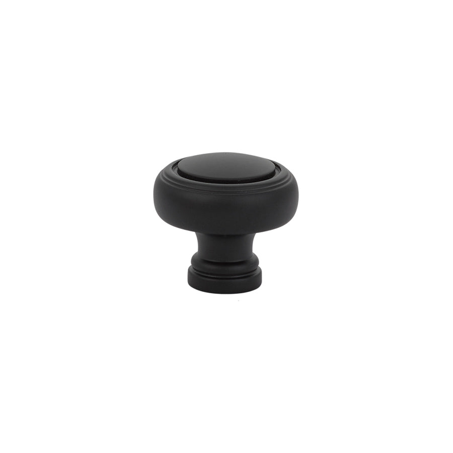 Matte Black "Heritage No.2" Cabinet Knobs and Wire Pulls - Forge Hardware Studio