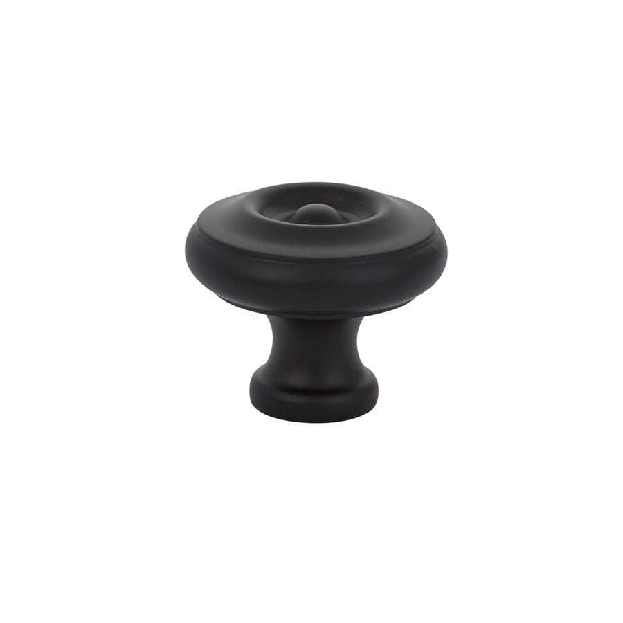 Matte Black "Heritage No.2" Cabinet Knobs and Wire Pulls - Forge Hardware Studio