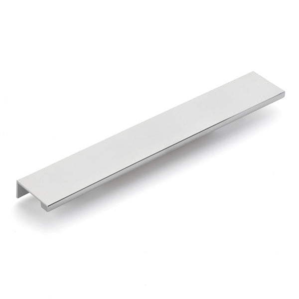Polished Chrome "Dina" Tab Finger Drawer Pulls - Forge Hardware Studio