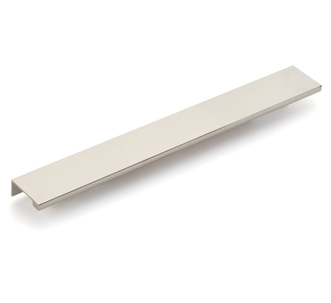 Polished Nickel "Dina" Tab Finger Drawer Pulls - Forge Hardware Studio