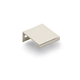Polished Nickel "Dina" Tab Finger Drawer Pulls - Forge Hardware Studio