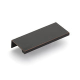 Oil Rubbed Bronze "Dina" Tab Finger Drawer Pulls - Forge Hardware Studio