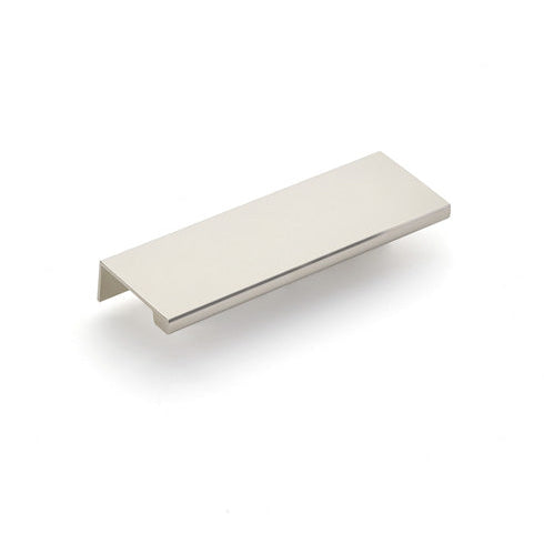 Polished Nickel "Dina" Tab Finger Drawer Pulls - Forge Hardware Studio