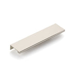 Polished Nickel "Dina" Tab Finger Drawer Pulls - Forge Hardware Studio