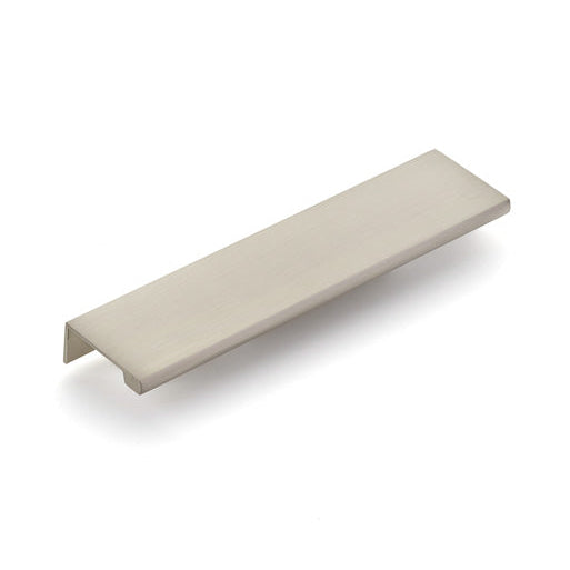 Satin Nickel "Dina" Tab Finger Drawer Pulls - Forge Hardware Studio