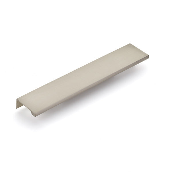 Satin Nickel "Dina" Tab Finger Drawer Pulls - Forge Hardware Studio