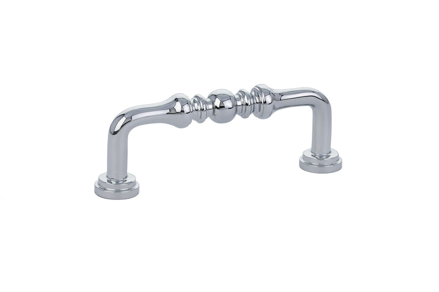 Polished Chrome "Heritage" Cabinet Drawer Pulls - Kitchen Drawer Handles - Forge Hardware Studio