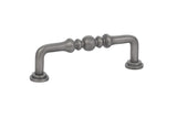 Pewter "Heritage" Cabinet Drawer Pulls - Kitchen Drawer Handles - Forge Hardware Studio