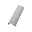 Dune Grey Textured "Edge Straight" Tab Drawer Pulls - Forge Hardware Studio