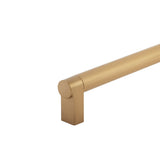 Champagne Bronze Knurled Glass Shower Door Handles - Forge Hardware Studio