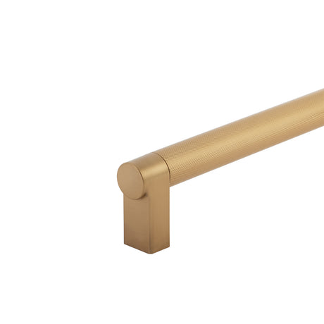 Champagne Bronze Knurled Glass Shower Door Handles - Forge Hardware Studio