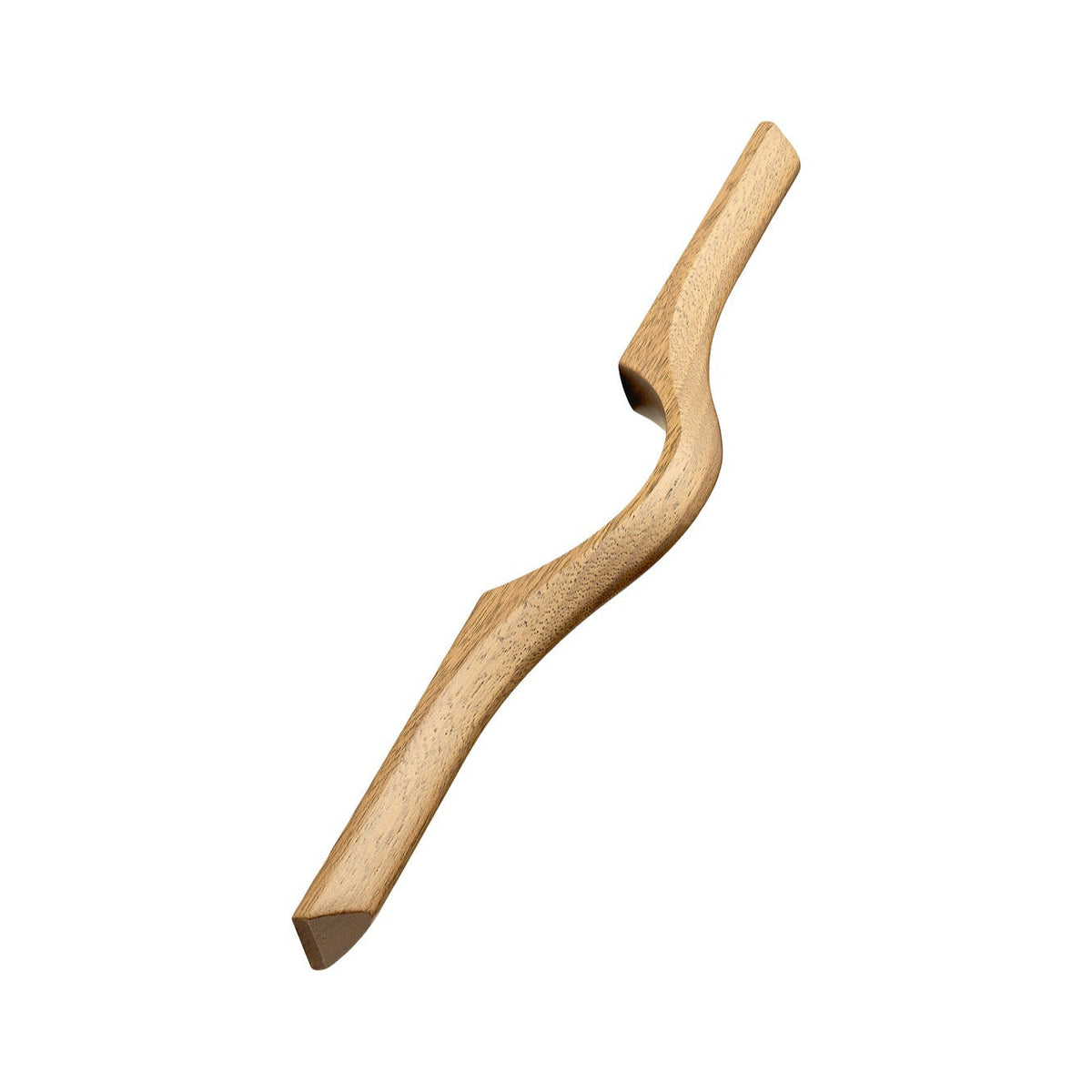 Lacquered Oak Wood "Eros" Drawer Pulls - Euro • Knobs
