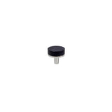 Smooth Polished Nickel and Black Cabinet Knobs and Drawer Pulls