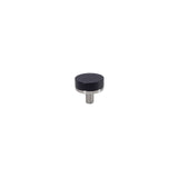 Smooth Satin Nickel and Black Cabinet Knobs and Drawer Pulls
