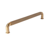French Brass "ES Fluted" Round Knobs and Pulls