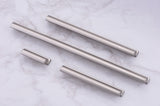Lew's Finger Cabinet Knobs and Pulls in Brushed Nickel - Forge Hardware Studio
