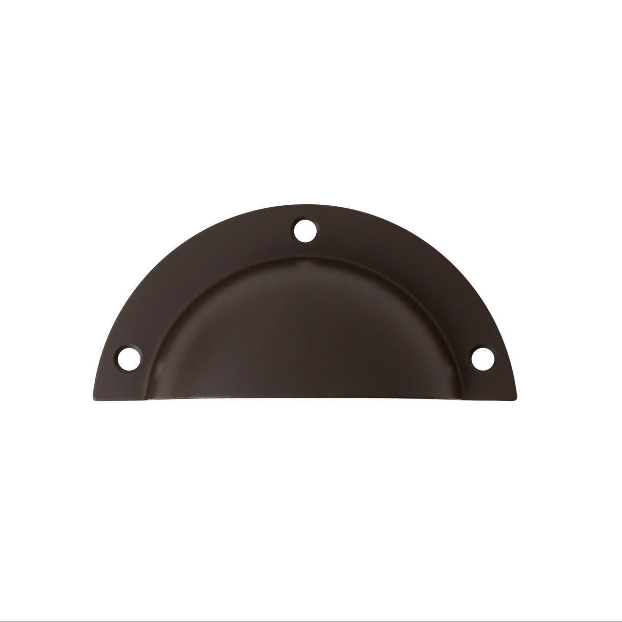 Oil Rubbed Bronze "Elodie" Cup Drawer Pull - Forge Hardware Studio