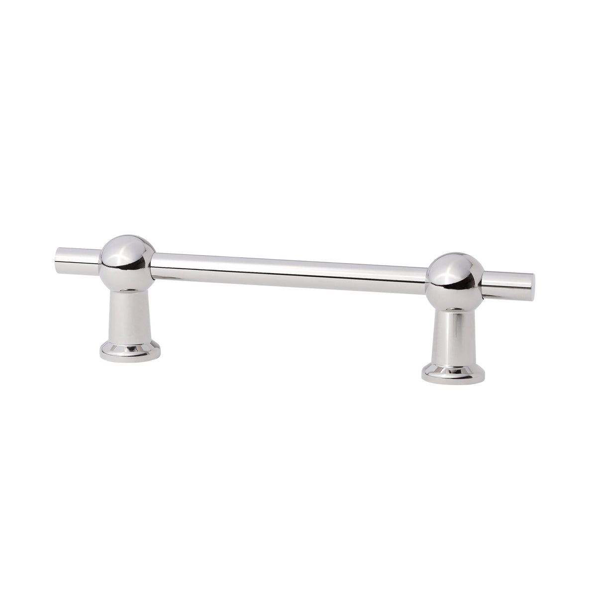 Polished Nickel "Elodie" T-Knob and Drawer Pull - Forge Hardware Studio